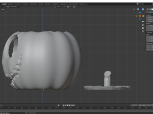 Jack-o-Lantern Pumpkin 3D 打印模型