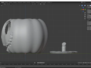 Jack-o-Lantern Pumpkin 3D Print Model