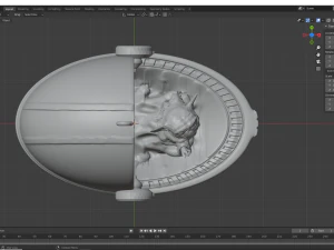 Enfeite De Cer&acirc;mica Baby Yoda pairando no carrinho de beb&ecirc; Modelo de Impressão 3D