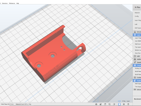 Nitro Bee Rugged Mount Case Model Cetak 3D