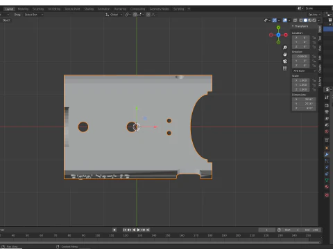 Nitro Bee Rugged Mount Case 3D Print Model