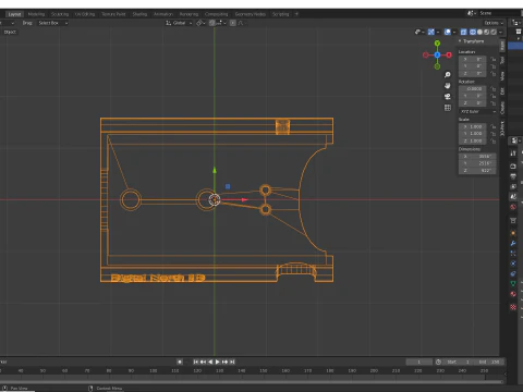 Nitro Bee Rugged Mount Case 3D Print Model