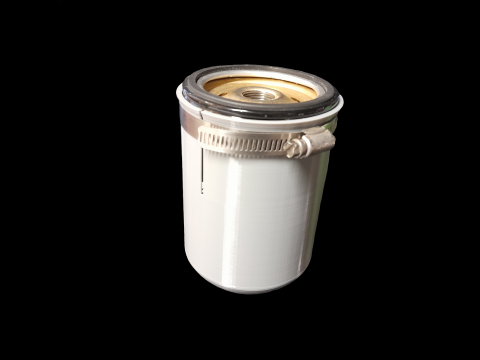 Oil Filter Cover Modèles 3D en vedette