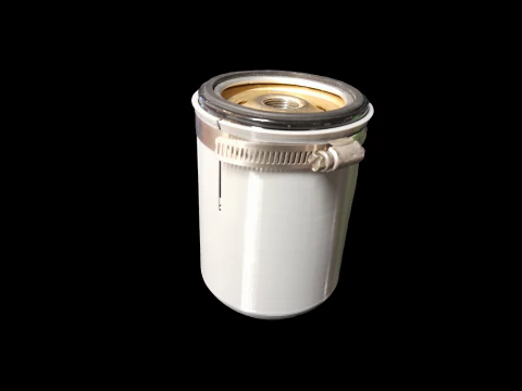 Oil Filter Cover 3D Print Model