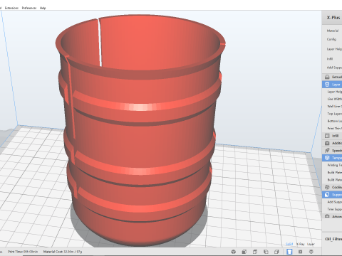 Oil Filter Cover Modèles 3D en vedette