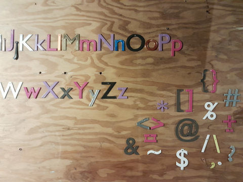 Keyboard Alphabet Numbers and Symbols 3D 打印模型