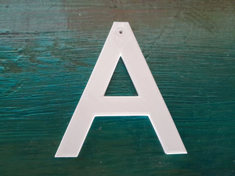 Keyboard Alphabet Numbers and Symbols 3D Print Model