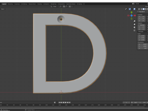 Keyboard Alphabet Numbers and Symbols 3D 打印模型