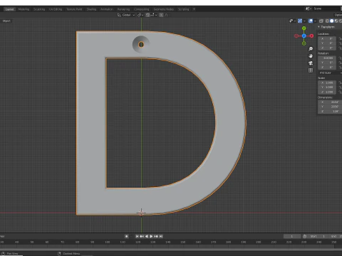 Keyboard Alphabet Numbers and Symbols 3D Print Model