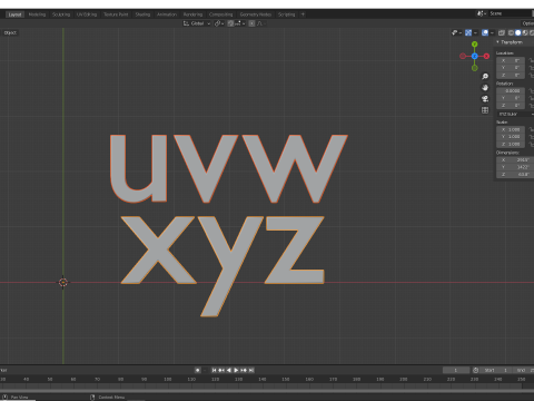 Keyboard Alphabet Numbers and Symbols 3D 打印模型
