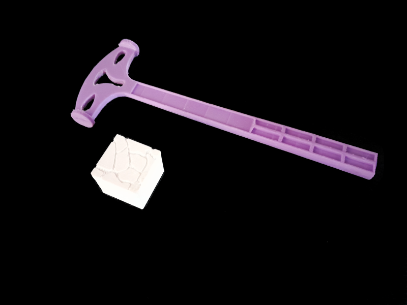 Dont break the ice hammer and ice cube Model do druku 3D .c4d .max .obj .3ds .fbx .stl .blend 