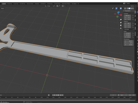 Dont break the ice hammer and ice cube Model do druku 3D