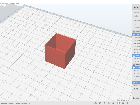 Dont break the ice hammer and ice cube Model do druku 3D