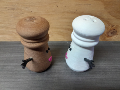 Salt and Pepper Shaker 3D Принт Модель