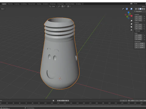 Salt and Pepper Shaker 3D Print Model