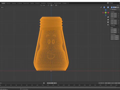 Salt and Pepper Shaker 3D Print Model