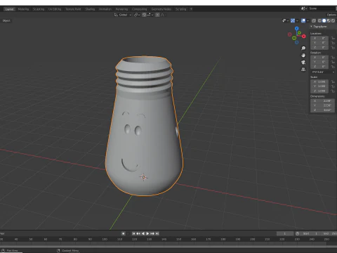 Salt and Pepper Shaker 3D Print Model
