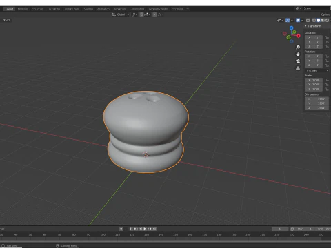 Salt and Pepper Shaker 3D Print Model