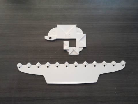 Sheet Metal Ruler and Corner Notch andRadius Marker Tools 3D Print Model