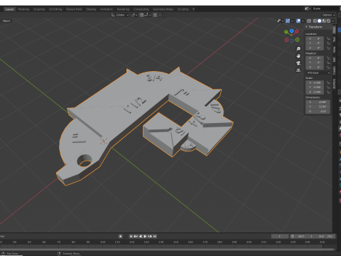 Sheet Metal Ruler and Corner Notch andRadius Marker Tools Model Cetak 3D