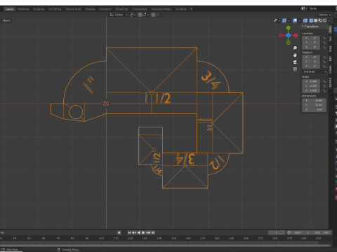 Sheet Metal Ruler and Corner Notch andRadius Marker Tools Model Cetak 3D