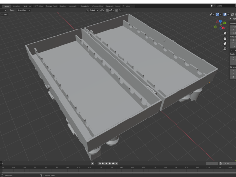 Judeo-Christian Chess Board Modèles 3D en vedette