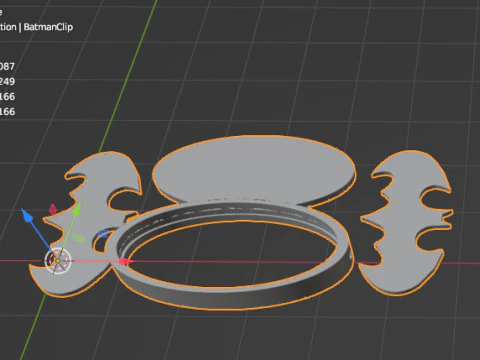 Justice League Party Clips and Magnets 3D Print Model