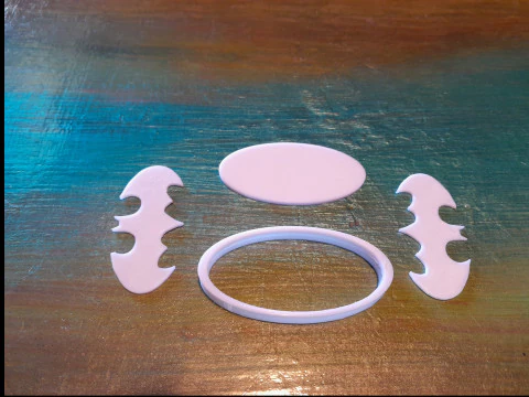Justice League Party Clips and Magnets 3D Print Model