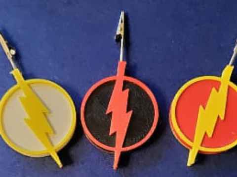 Justice League Party Clips and Magnets 3D Print Model