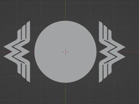Justice League Party Clips and Magnets 3D Print Model