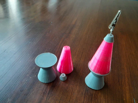 Klipsy na płocie i popielniczka Model do druku 3D