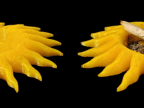 Klipsy na płocie i popielniczka Model do druku 3D