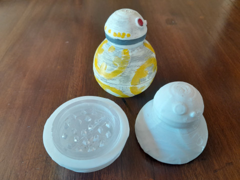 Star Wars BBB and Death Star Grinder Cases 3D Print Model
