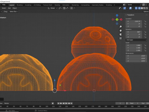 Star Wars BBB and Death Star Grinder Cases 3D Print Model
