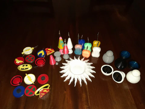 Pacchetto festa dispensario di Star Wars Justice League Modello di stampa 3D