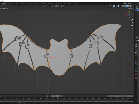 Flexy Fidget Bat e decoração de Halloween Modelo de Impressão 3D