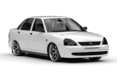 LADA-Priora 3D Model .c4d .max .obj .3ds .fbx .stl .blend 