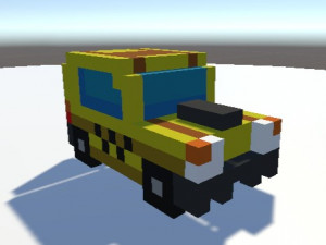 Taxi 3D Model