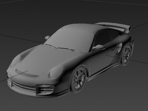Porsche 911 GT 3D 模型