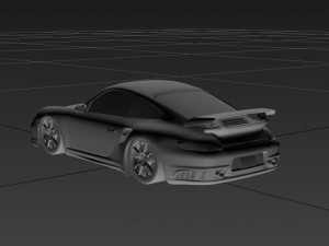 Porsche 911 GT 3D 模型