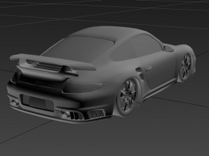 Porsche 911 GT 3D 模型