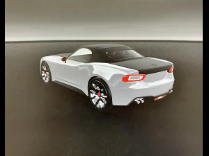 Abarth 124 spider 3D Model