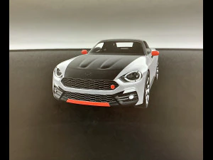 Abarth 124 spider 3D Model