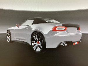 Abarth 124 spider 3D मॉडल