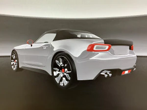 Abarth 124 spider 3D Model