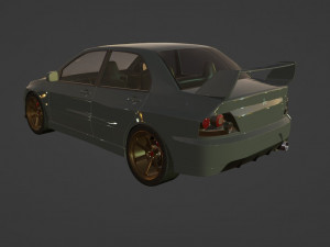 Mitsubishi Lancer Evo IX 3D Модель