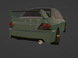 Mitsubishi Lancer Evo IX 3D Модель