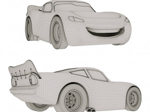 Lightning McQueen 3D Модель