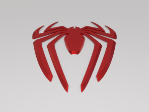 Spiderman Logo Model 3D