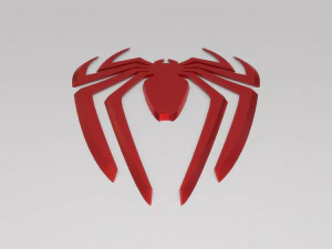 Spiderman Logo 3D Model